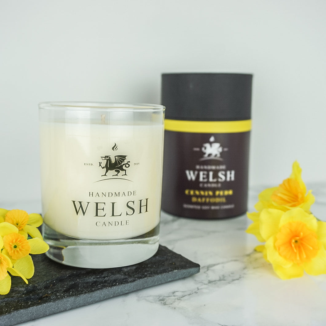 Daffodil Glass Jar Candle